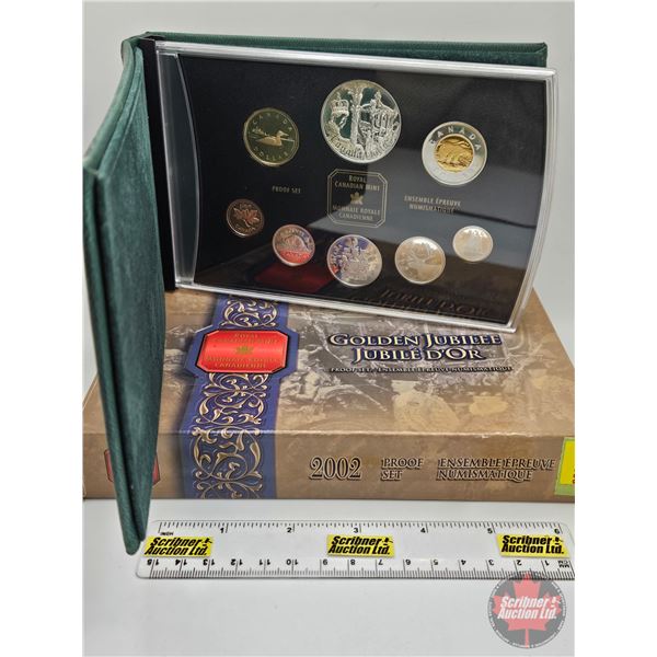 RCM Canada 2002 Proof Set : Golden Jubilee (COA) (Estate Lot)