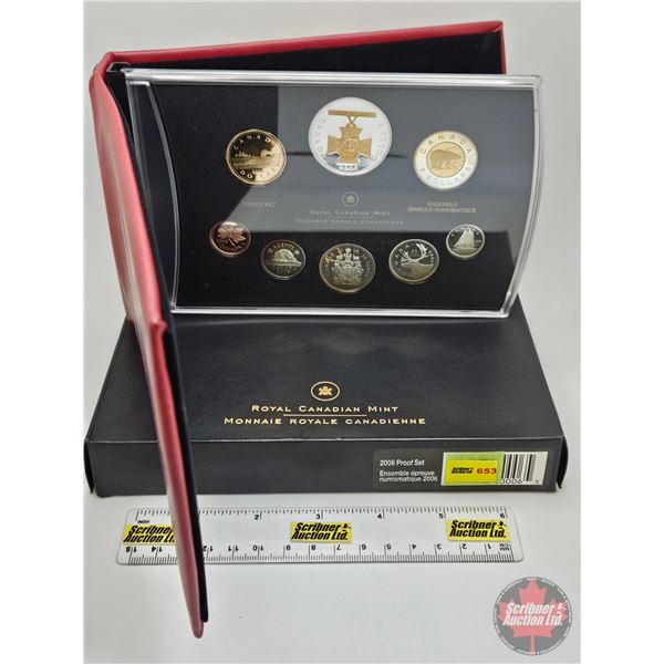 RCM Canada 2006 Silver Dollar Proof Set (Dollar is 99.99%) (COA) (Estate Lot)