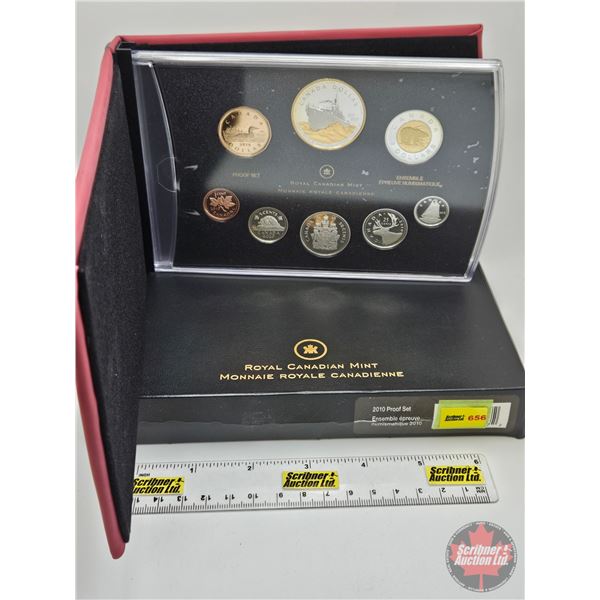 RCM Canada 2010 Silver Dollar Proof Set (COA) (Estate Lot)