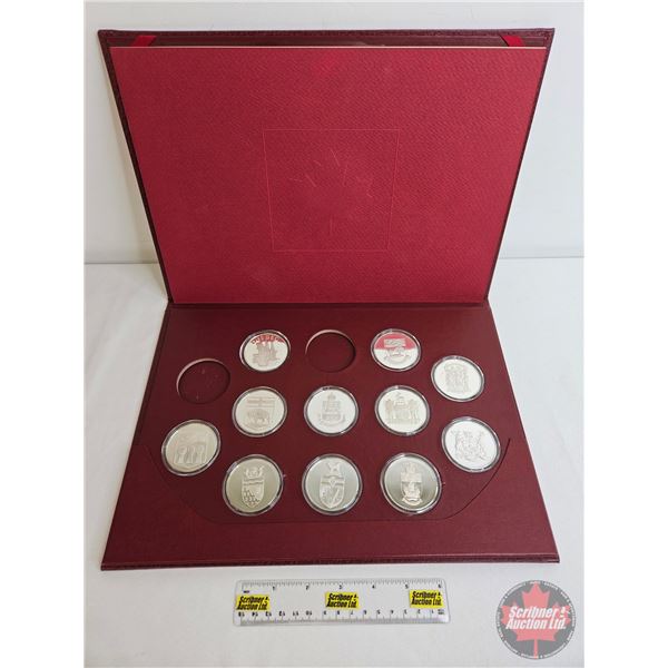 Franklin Mint Canada : THE OFFICIAL COATS OF ARMS OF CANADA Collection : Limited Edition : First Edi
