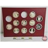 Image 2 : Franklin Mint Canada : THE OFFICIAL COATS OF ARMS OF CANADA Collection : Limited Edition : First Edi