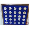Image 2 : Rare Vintage : Franklin Mint 1977 : NASA Space Flight Emblems Ingots : 25 Sterling Silver :  The Off