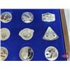 Image 5 : Rare Vintage : Franklin Mint 1977 : NASA Space Flight Emblems Ingots : 25 Sterling Silver :  The Off