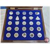 Image 7 : Rare Vintage : Franklin Mint 1977 : NASA Space Flight Emblems Ingots : 25 Sterling Silver :  The Off
