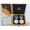 Image 12 : RCM 1976 MONTREAL OLYMPIC COIN PROOF SET COMPLETE COLLECTION ! With Wood Display Rack (1972 COJO 76)