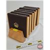 Image 37 : RCM 1976 MONTREAL OLYMPIC COIN PROOF SET COMPLETE COLLECTION ! With Wood Display Rack (1972 COJO 76)