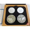 Image 3 : RCM 1976 MONTREAL OLYMPIC COIN PROOF SET COMPLETE COLLECTION ! With Wood Display Rack (1972 COJO 76)