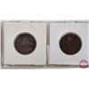 Image 8 : RCM Canada Large Cent (4): 1916; 1917; 1917; 1918