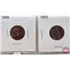 Image 3 : RCM Canada One Cent (8): 1921; 1927; 1929; 1932; 1933; 1934; 1935; 1936