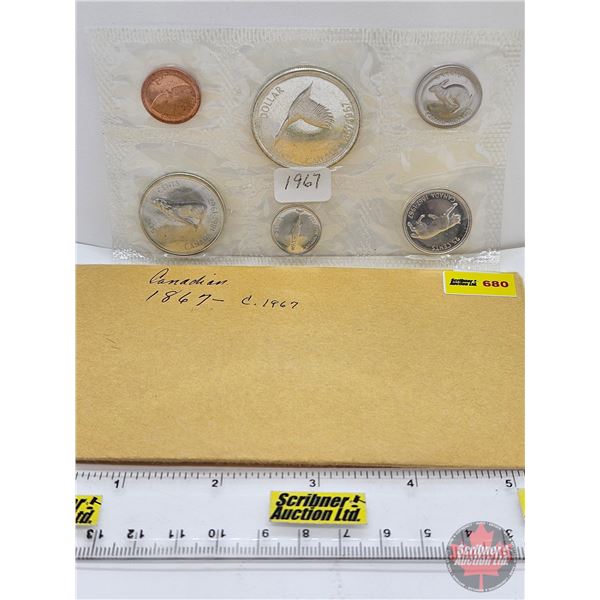 RCM Canada 1967 Uncirculated Year Set