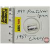 Image 1 : Canada .999 Fine Silver : One-Gram : 1957 Chevy (GST Exempt)