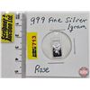 Image 1 : Canada .999 Fine Silver : One-Gram : Rose (GST Exempt)