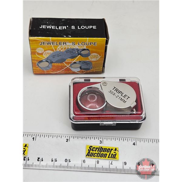 Jeweler's Loupe : TRIPLET 30X-21MM