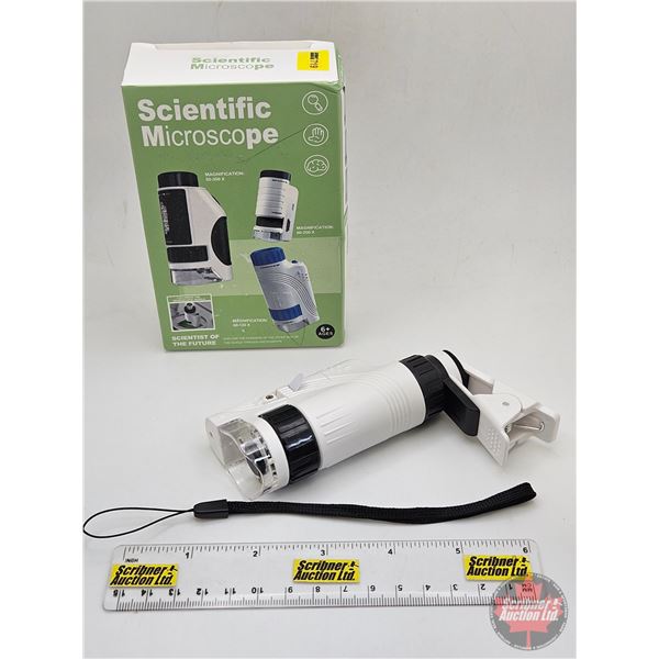 Scientific Microscope  : 50-300X (Specs on Box in Photos)
