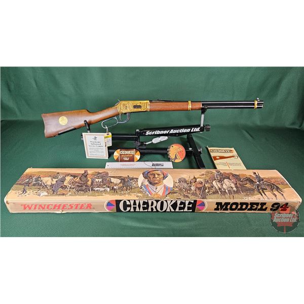 RIFLE ~ Commemorative : Winchester Model 94 : Cherokee : 30-30 WIN : Lever Action (c/w Box) (BBL 20"
