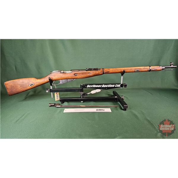 RIFLE : Mosin-Nagant 7.62x54R : Model M91 : Bolt Action (BBL 28-3/4") (S/N#9421) (c/w Bayonette / No
