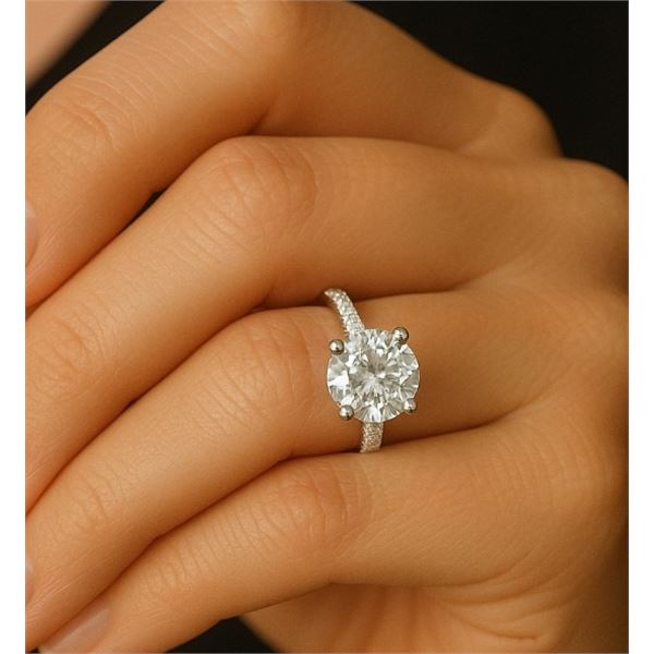 14K  1.42G Moissanite 0.76Ct  Ring