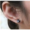 Image 1 : 14K  Black Diamond 1.02Ct  Earrings