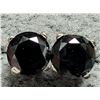 Image 2 : 14K  Black Diamond 1.02Ct  Earrings
