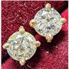 Image 4 : 14K  0.7G Natural Diamond 0.42Ct  Earrings