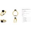 Image 2 : 10K  1.63G Black Diamond 1Ct Ring
