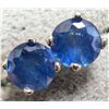 Image 3 : 14K  Blue Sapphire 0.9Ct  Earrings