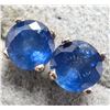 Image 4 : 14K  Blue Sapphire 0.9Ct  Earrings
