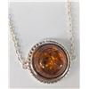 Image 3 : Silver Amber 7.5" Bracelet