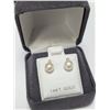 Image 5 : 14K  Pearl And Diamond  0.02Ct Earrings