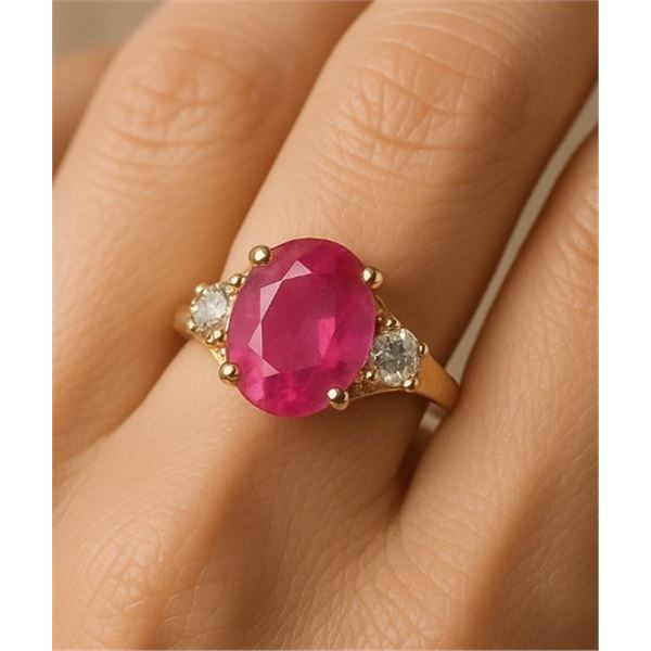 10K  1.3G Ruby Ring