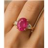 Image 1 : 10K  1.3G Ruby Ring