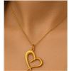 Image 1 : 14K  0.72G Heart Pendant