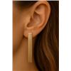 Image 1 : Silver Tri Color  Earrings