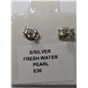 Image 4 : Silver Fresh Water Pearl Earrings