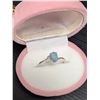 Image 5 : Silver Chalcedony And Diamond  Ring