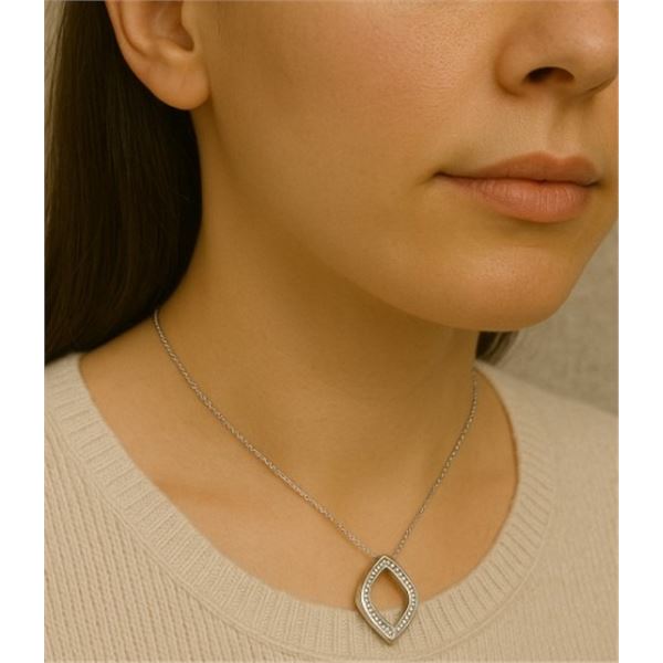 Silver Diamond 0.001Ct Pendant