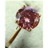 Image 4 : 10K  1.2G 0.9Ct Lab Pink Diamond Ring