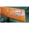 Image 16 : RIFLE (Estate) : Cooey Hiawatha 22 SL LR : Bolt Action (Stock Crack / Stock Engraved) (BBL 22") (S/N