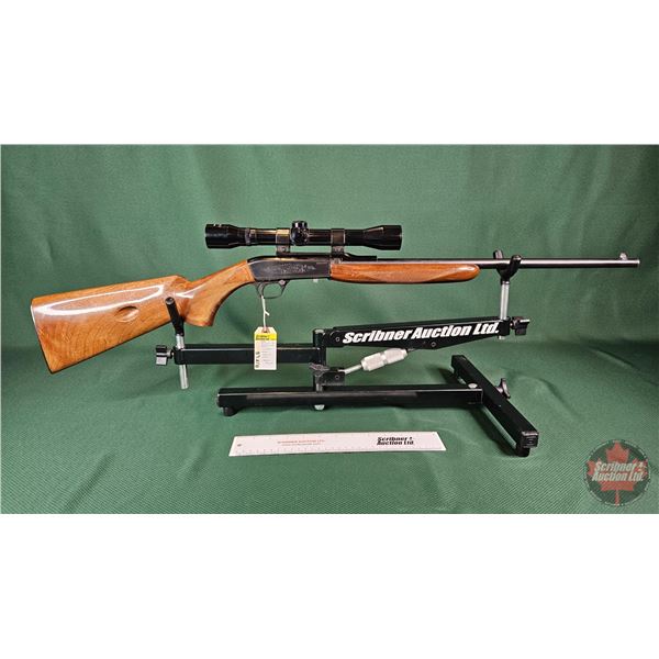RIFLE: Browning (Belgium) 22LR : Model 22SA : Semi-Auto (c/w Fisher-Dietz Scope 4x32) (BBL 19-3/8")