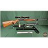 Image 1 : RIFLE: Browning (Belgium) 22LR : Model 22SA : Semi-Auto (c/w Fisher-Dietz Scope 4x32) (BBL 19-3/8")