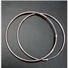 Image 2 : SILVER HOOP 32MM EARRING
