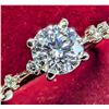 Image 1 : 10K(1.49g) LAB DIAMOND (0.9+0.04ct) RING