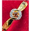 Image 2 : SILVER (1.3g) LAB DIAMOND + CZ RING