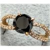 Image 2 : 10K (2.02g) BLACK DIAMOND (1.9ct), MOISSANITE (0.2ct) RING