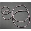Image 2 : SILVER 2 HOOP EARRING SET