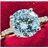 Image 2 : 10K (2.09g) LAB DIAMOND (2.1ct), MOISSANITE (0.06ct) RING