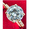 Image 3 : 10K (2.09g) LAB DIAMOND (2.1ct), MOISSANITE (0.06ct) RING