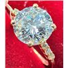 Image 6 : 10K (2.09g) LAB DIAMOND (2.1ct), MOISSANITE (0.06ct) RING