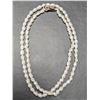 Image 1 : SILVER FRESH WATER PEARL NECKLACE 14"
