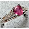 Image 2 : SILVER (2.65g) GENUINE RUBY (1ct) RING